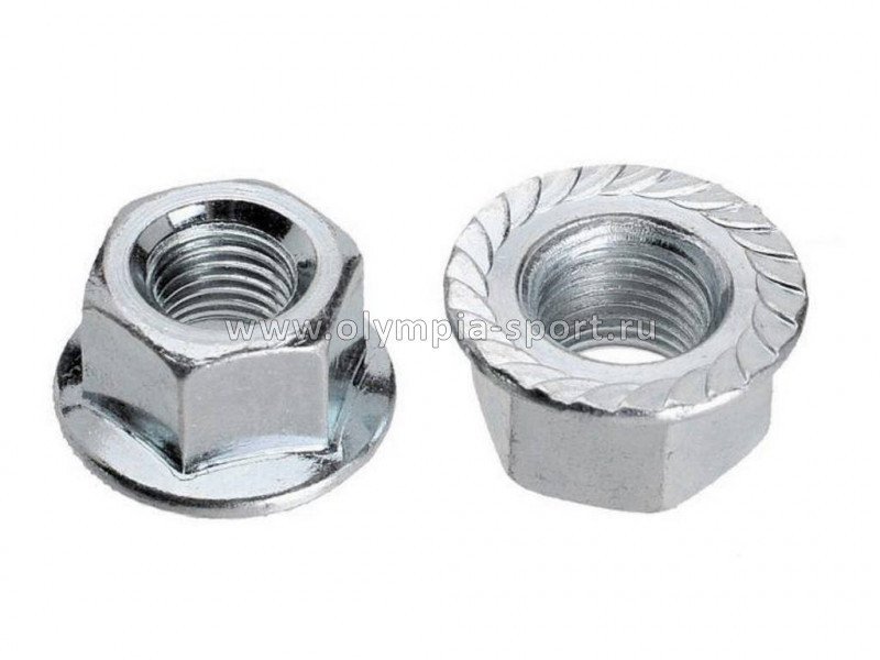 Гайка 6-306 оси 3/8"х26TPI сталь (10) (для втулок 5-325021/26, 6-775/6-776 и т.п.)