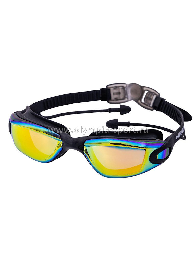 Очки для плавания Virtey S983MW Rainbow Mirror (цв.black)