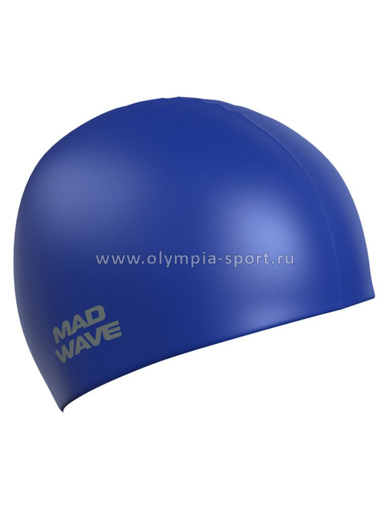 Шапочка для плавания Mad Wave Intensive solid, силиконовая