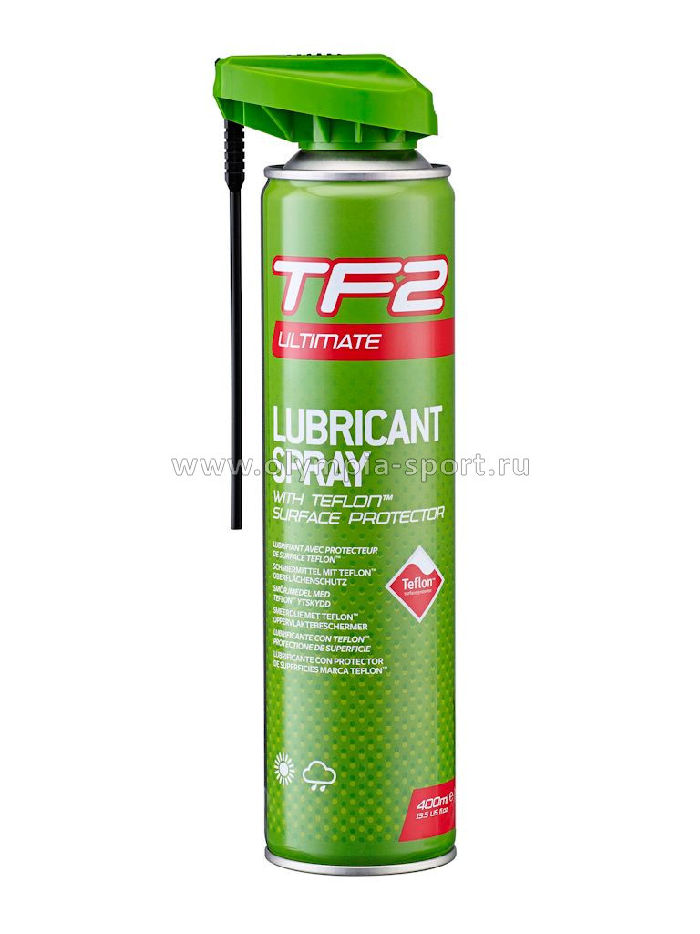 Смазка для цепи/ тросов/ перекл./систем с тефлоном TF2 PERF. 400мл Weldtite (Англия)